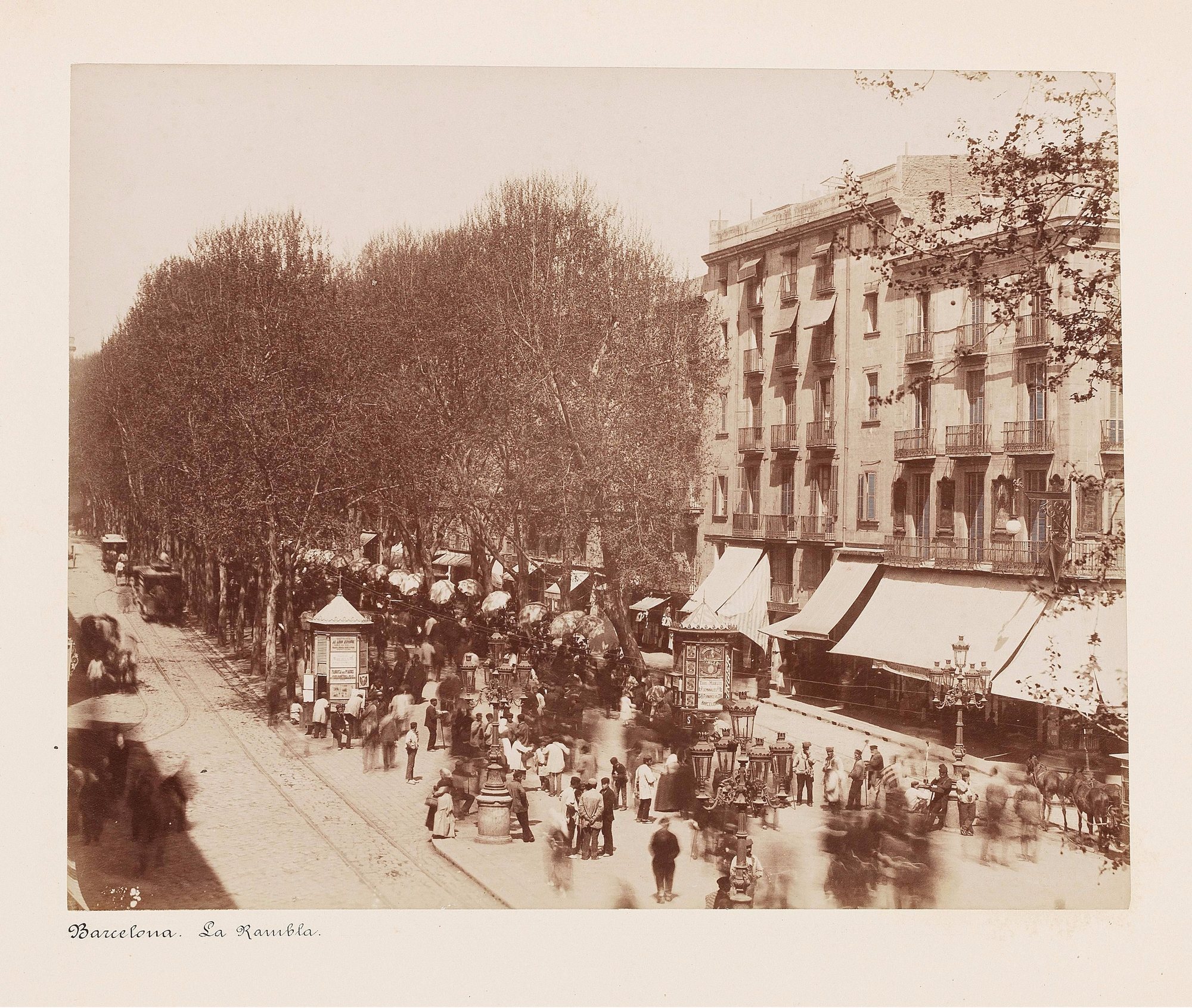 La Rambla de Barcelona, 1888