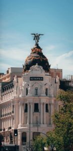 Cúpula de l’edifici Metrópolis de Madrid